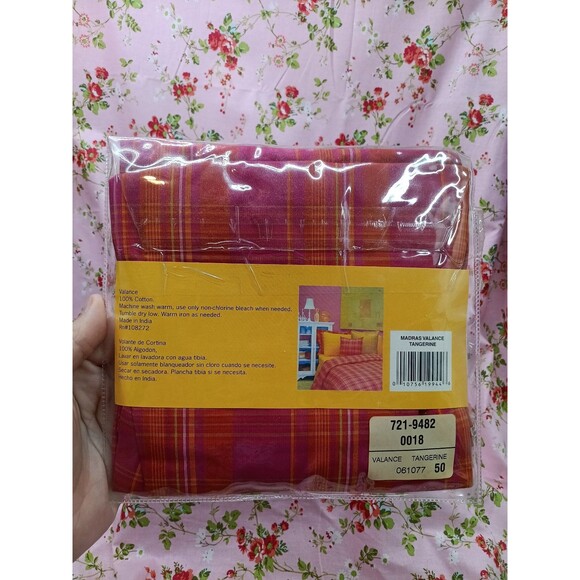 Vintage IZOD Valance Pink/Orange - Picture 2 of 5